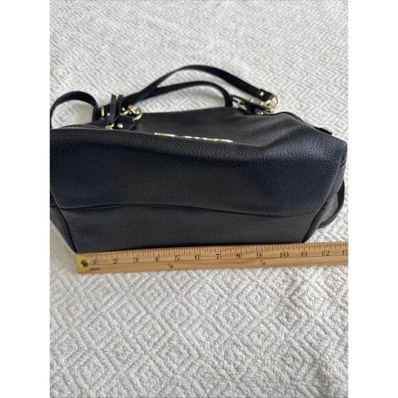 Juicy Couture Faux Leather Convertible Satchel Handbag Black (Pre-owned) - Picture 7 of 9